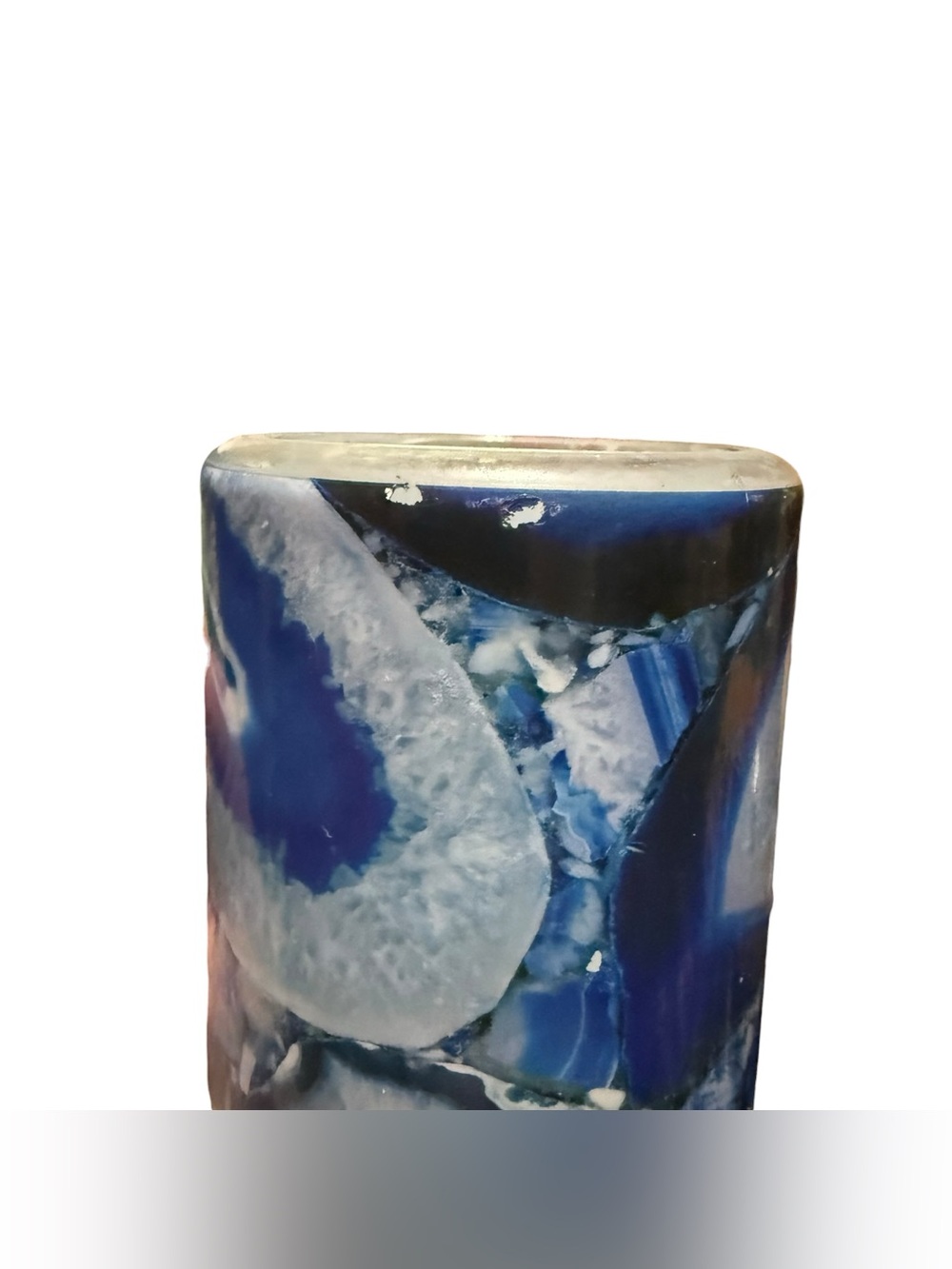 Scentsy Blue Agate Mini Warmer Plug In Zen Geode Cobalt Color - Picture 4 of 6